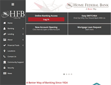 Tablet Screenshot of hfbla.com